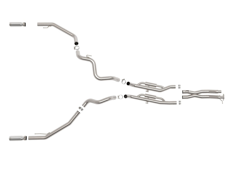 aFe 24-25 Ford Ranger Raptor Vulcan Series 3in 304 SS Cat-Back Exhaust w/ Polished Tips aFe AFE49-33152-P