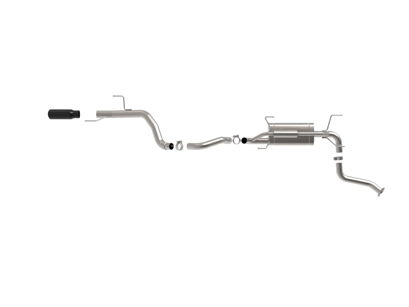 aFe 24-25 Toyota Land Cruiser 2-1/2in to 3in 304 SS Cat-Back Exhaust System w/ Black Tip aFe AFE49-36076-B