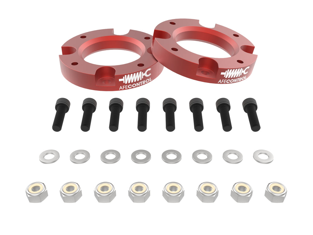 aFe 24-25 Toyota Tacoma CONTROL 1.5in Leveling Kit - Red aFe AFE416-72T010-R
