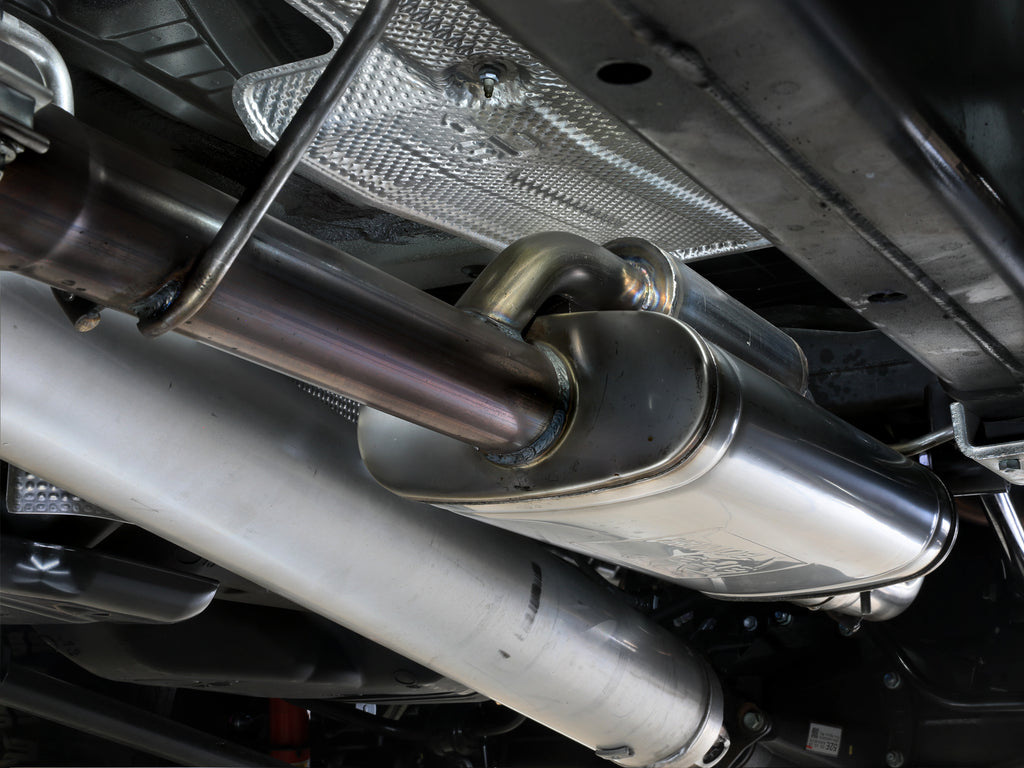 aFe 24-25 Toyota Tacoma L4-2.4L (t) Vulcan Series 2.5in to 3in Cat-Back w/ Black Tip aFe AFE49-36078-B