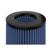 Load image into Gallery viewer, Mounting detail of the aFe Magnum FLOW Pro 5R universal air filter with 4.5 inch flange
