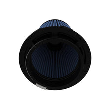 Load image into Gallery viewer, Packaged view of the aFe Magnum FLOW Pro 5R universal air filter with 4.5 inch flange