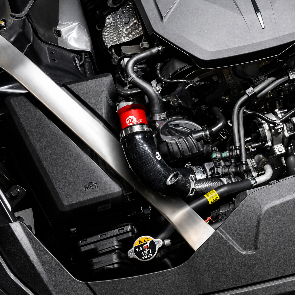 aFe 46-20694-R hot and cold charge pipe kit for Kia Stinger L4 2.5L turbo