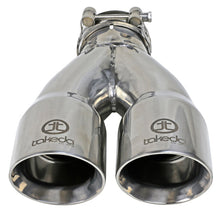 Load image into Gallery viewer, Unmounted polished 304 stainless steel aFe Takeda exhaust tip