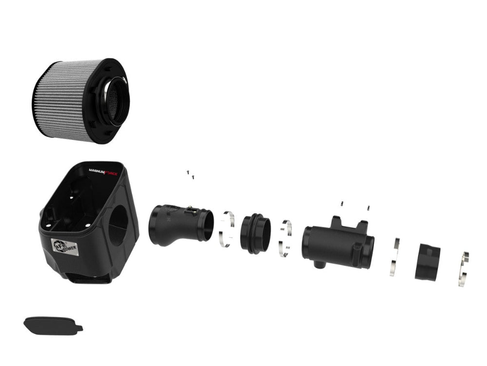 aFe mandrel-bent XLPE intake tube and hood seal design for Ram RHO
