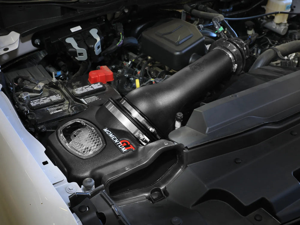 aFe Magnum FORCE Stage-2 intake installed on 2025-2026 Ram 1500 RHO engine bay
