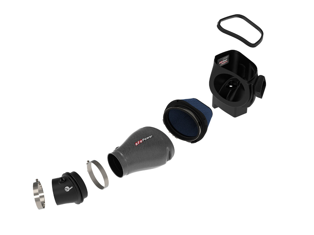 aFe 57-10002R carbon fiber intake installed in 2018-2021 Jeep Grand Cherokee Trackhawk