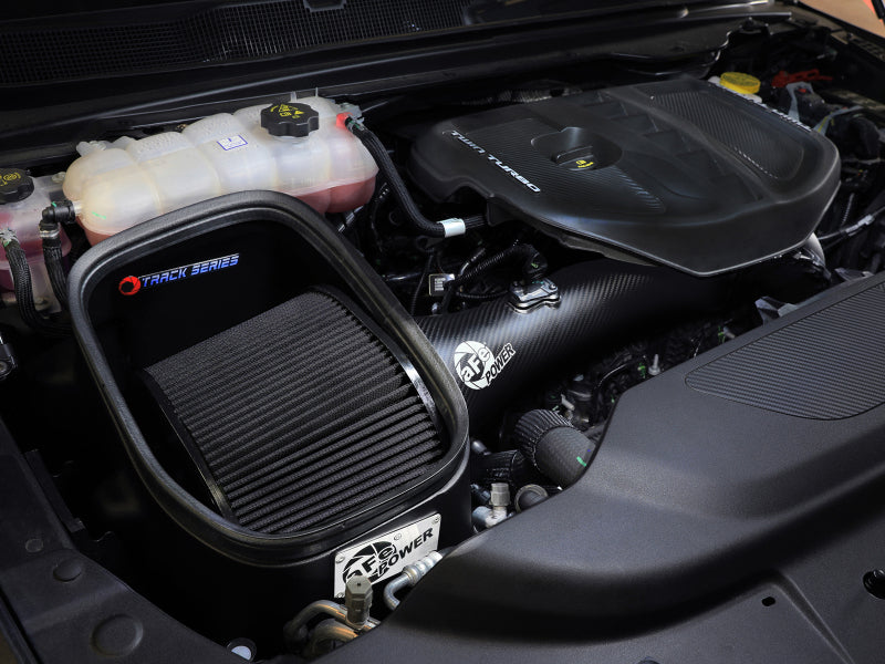 aFe carbon fiber intake installed in 2025+ Ram 1500 RHO engine bay