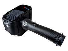 Load image into Gallery viewer, Close-up of aFe black Pro 5R oiled filter in sealed enclosure