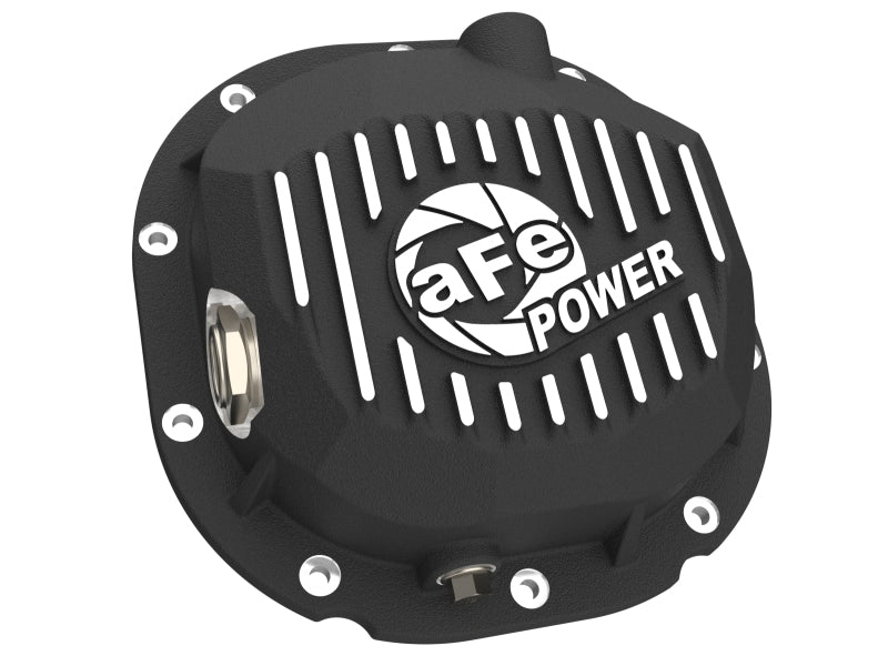 aFe aFe 90-14 Ford F-150 Rear Differential Cover - Black w/ Machined Fins