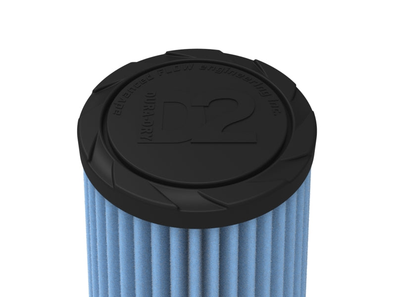 aFe POWER Universal Clamp-On Air Filter / D2 Dura-Dry Media 2-1/2in F x 5in B x 3-1/2in T x 7inH - aFe 21-25507V
