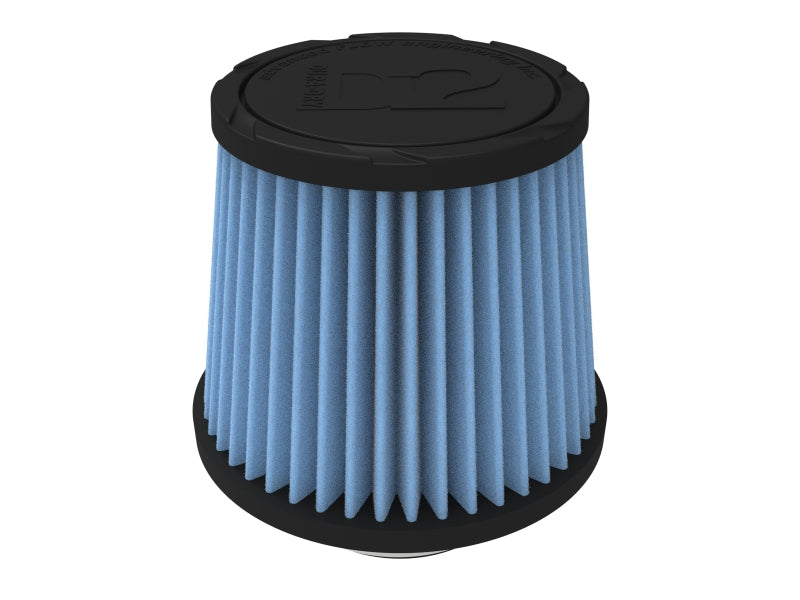 aFe POWER Universal Clamp-On Air Filter w D2 Dura-Dry Media 2-3/4in F x 6in B x 4-3/4in T x 5inH - aFe 21-28001V