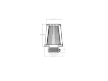 Load image into Gallery viewer, aFe POWER Universal Clamp-On Air Filter w D2 Dura-Dry Media 2-3/4in F x 6in B x 4-3/4in T x 5inH - aFe 21-28001V