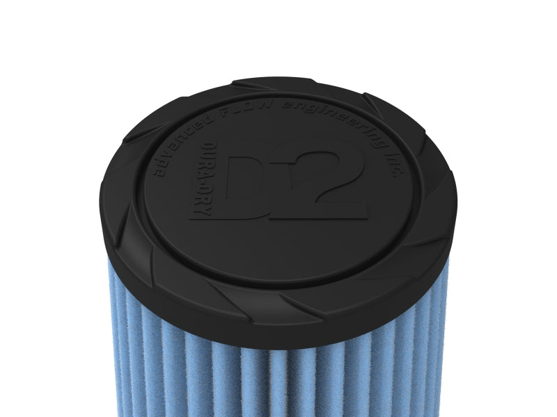 aFe POWER Universal Clamp-On Air Filter w D2 Dura-Dry Media 3in F x 5in B x 3-1/2in T x 7in H - aFe 21-30003V