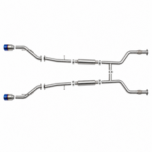 Load image into Gallery viewer, aFe POWER Takeda 2023 Nissan Z 2 1/2in 304 SS Cat-Back Exhaust System w/ Blue Flame Tips - aFe 49-36138-L