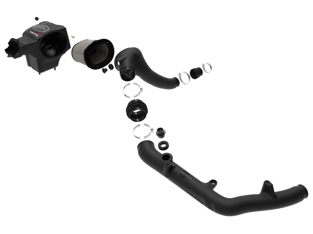 aFe Momentum GT Cold Air Intake System w/ Pro DRY S Filter Ford Bronco 2021 V6-2.7L (tt) - aFe 50-70081D