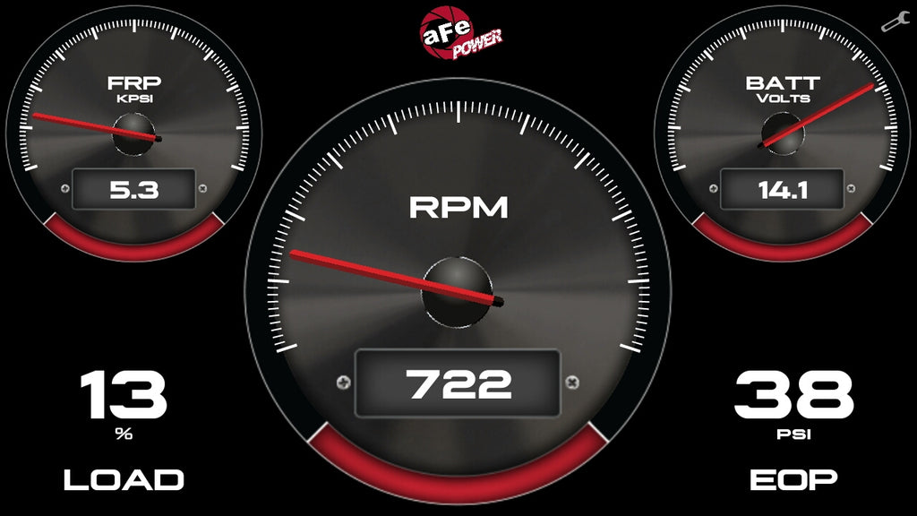 aFe AGD Advanced Gauge Display Digital 5.5in Monitor 08-18 Dodge/RAM/Ford/GM Diesel Trucks aFe AFE77-91001
