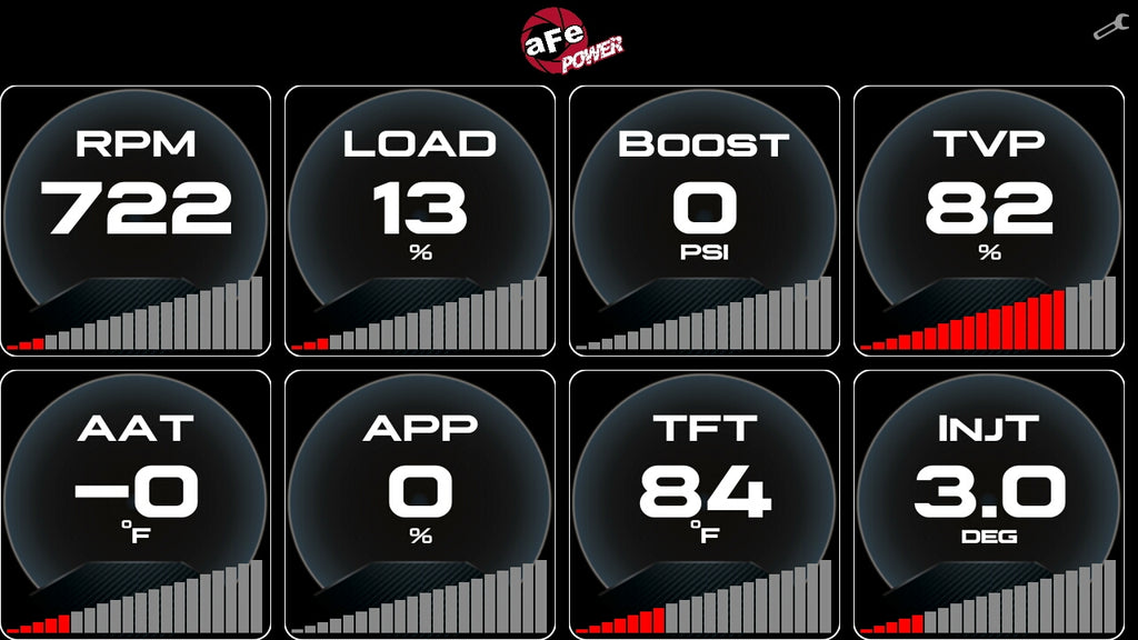 aFe AGD Advanced Gauge Display Digital 5.5in Monitor 08-18 Dodge/RAM/Ford/GM Diesel Trucks aFe AFE77-91001
