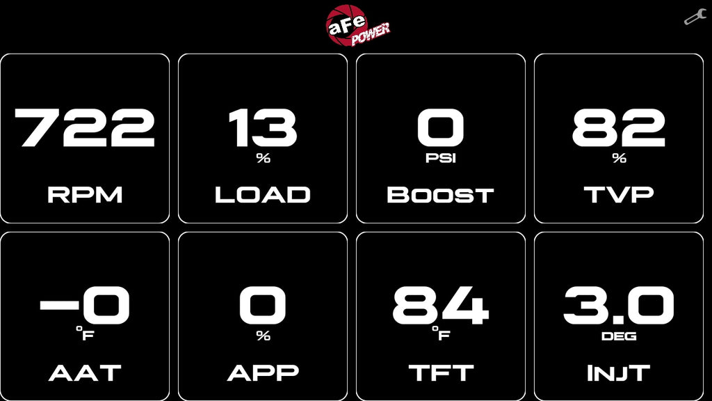 aFe AGD Advanced Gauge Display Digital 5.5in Monitor 08-18 Dodge/RAM/Ford/GM Diesel Trucks aFe AFE77-91001