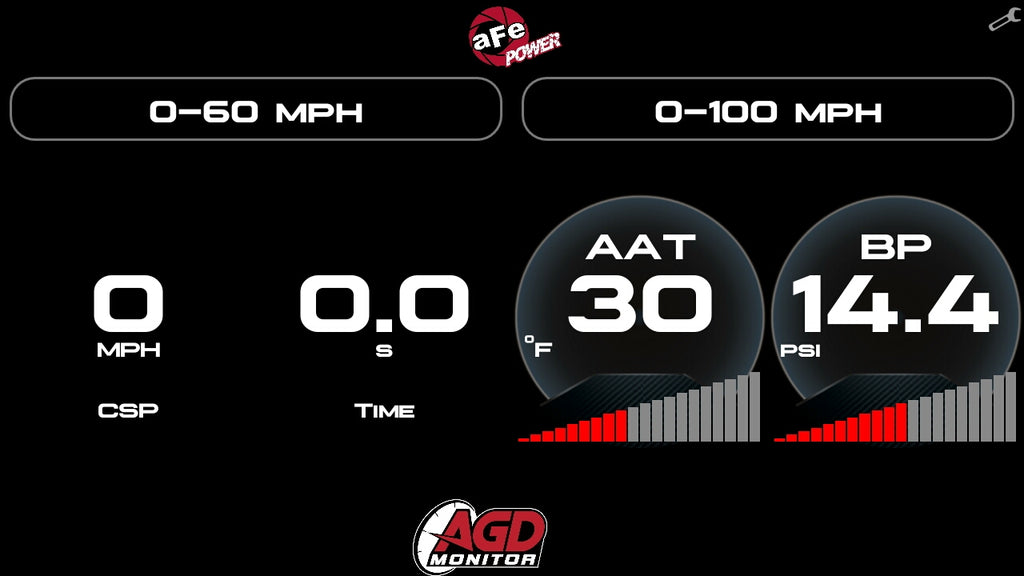 aFe AGD Advanced Gauge Display Digital 5.5in Monitor 08-18 Dodge/RAM/Ford/GM Diesel Trucks aFe AFE77-91001