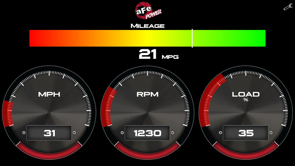 aFe AGD Advanced Gauge Display Digital 5.5in Monitor 08-18 Dodge/RAM/Ford/GM Diesel Trucks aFe AFE77-91001