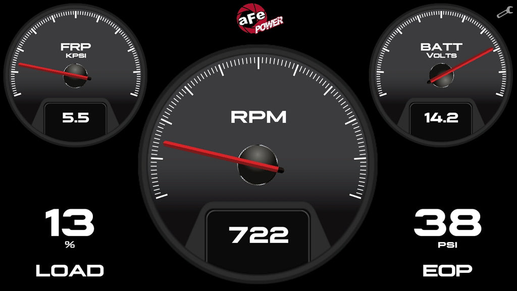 aFe AGD Advanced Gauge Display Digital 5.5in Monitor 08-18 Dodge/RAM/Ford/GM Diesel Trucks aFe AFE77-91001