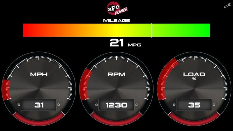 aFe AGD Advanced Gauge Display Digital 5.5in Monitor 08-18 Dodge/RAM/Ford/GM Diesel Trucks - Black Ops Auto Works