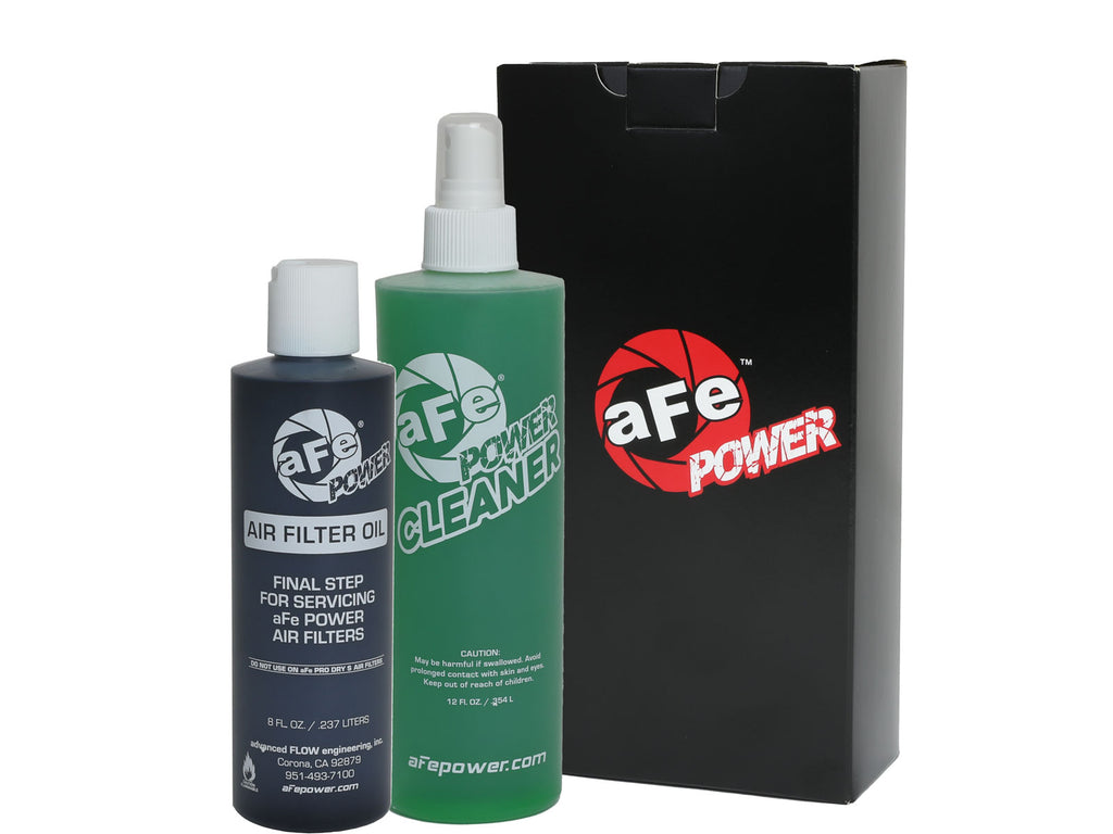 aFe Air Filter Restore Kit (8oz Squeeze Oil & 12oz Spray Cleaner) - Black aFe AFE90-51401B