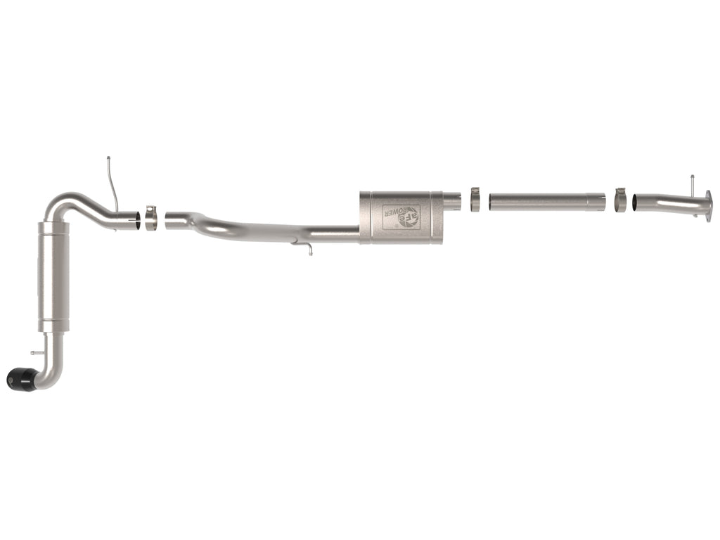 aFe Apollo GT 3in 409 SS Cat-Back Exhaust 2021 Ford Bronco L4-2.3L (t)/V6-2.7L (tt) w/ Black Tip aFe AFE49-43136-B