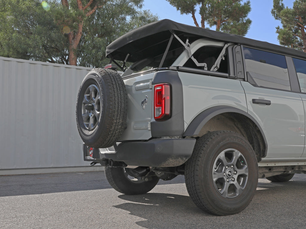 aFe Apollo GT 3in 409 SS Cat-Back Exhaust 2021 Ford Bronco L4-2.3L (t)/V6-2.7L (tt) w/ Black Tip aFe AFE49-43136-B