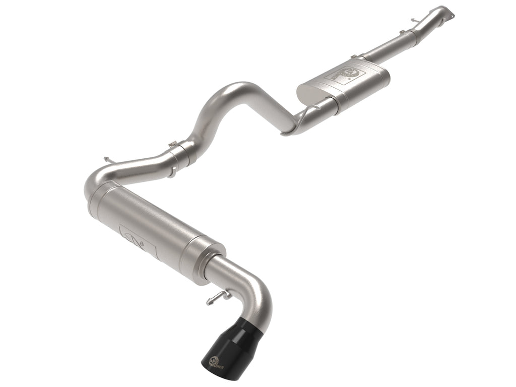 aFe Apollo GT 3in 409 SS Cat-Back Exhaust 2021 Ford Bronco L4-2.3L (t)/V6-2.7L (tt) w/ Black Tip aFe AFE49-43136-B