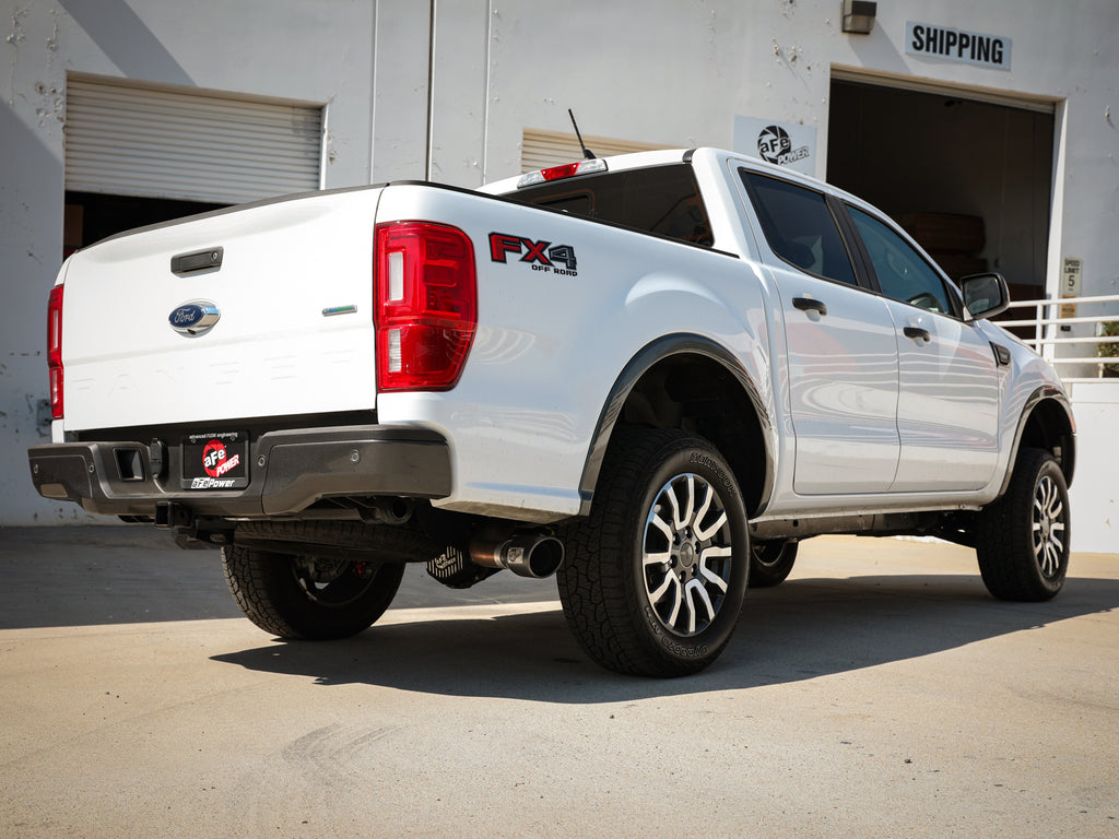 aFe Apollo GT Series 3in 409 SS Axle-Back Exhaust 2019 Ford Ranger 2.3L w/ Black Tips aFe AFE49-43114-B