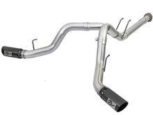 Load image into Gallery viewer, aFe ATLAS 4in DPF-Back Alum Steel Exhaust System w/Black Tip 2017 Ford Diesel Trucks V8-6.7L (td) aFe AFE49-03092-B