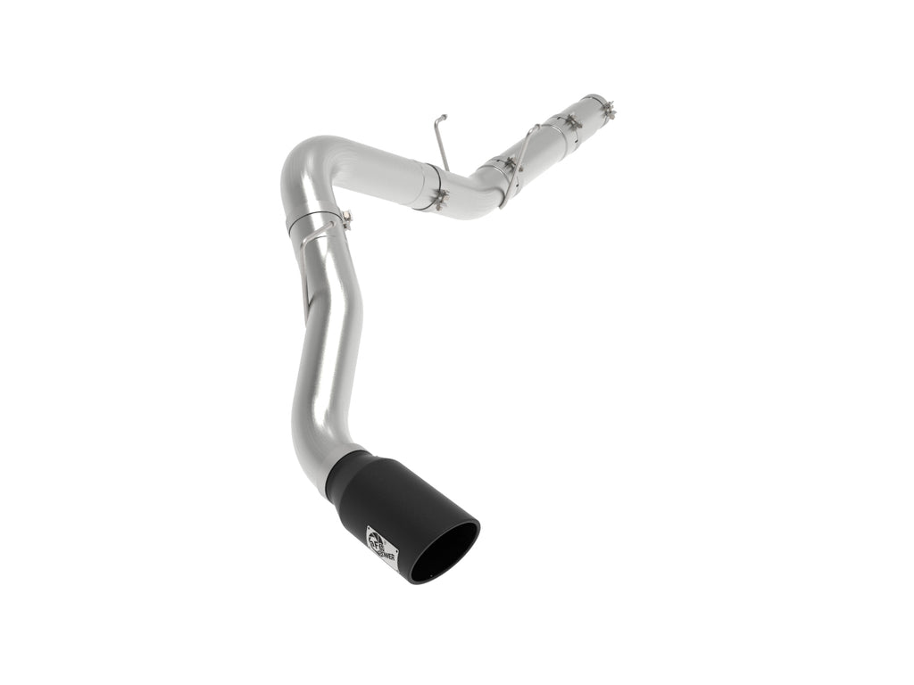 aFe ATLAS 5in DPF-Back Alum Steel Exhaust System w/ Black Tip 19-20 Ram Diesel Trucks L6-6.7L (td) aFe AFE49-02078-B