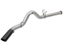 Load image into Gallery viewer, aFe ATLAS 5in DPF-Back Alum Steel Exhaust System w/Black Tip 2017 Ford Diesel Trucks V8-6.7L (td) aFe AFE49-03090-B