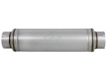 Load image into Gallery viewer, aFe ATLAS Aluminized Steel Muffler 5in Center/Center 24in L x 7in Diameter - Round Body aFe AFE49M00023