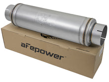 Load image into Gallery viewer, aFe ATLAS Aluminized Steel Muffler 5in Center/Center 24in L x 7in Diameter - Round Body aFe AFE49M00023