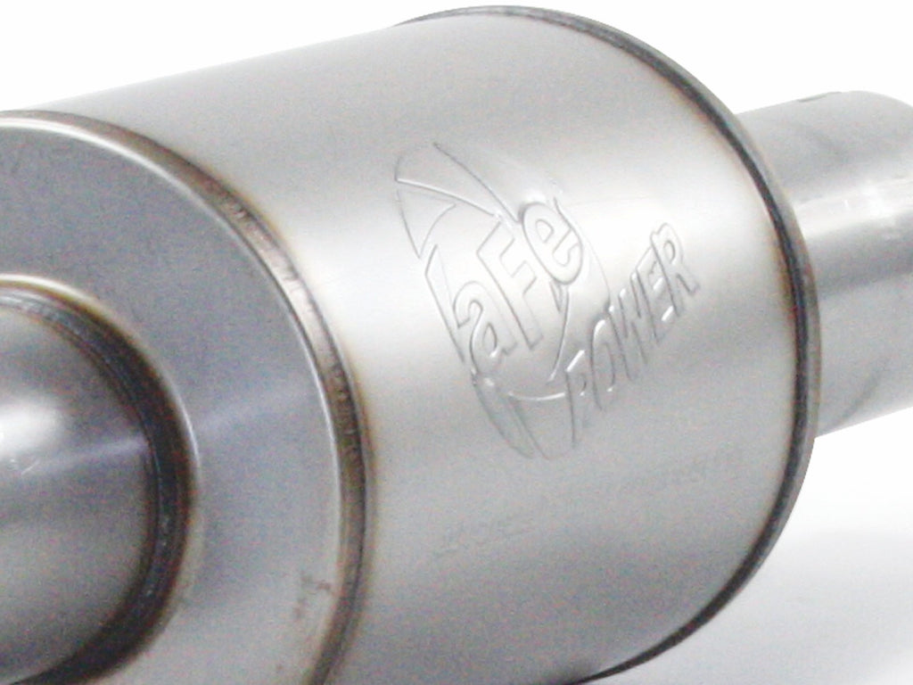 aFe Atlas Exhaust 4in Aluminized Cat-Back w/ 304 SS Black Tip 11-13 Ford F-150 EcoBoost V6 3.5L (tt) aFe AFE49-03041-B