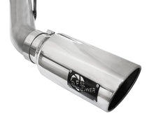 Load image into Gallery viewer, aFe Atlas Exhaust 4in DPF-Back Exhaust Aluminized Steel Polished Tip 11-14 ford Diesel Truck V8-6.7L aFe AFE49-03065-P