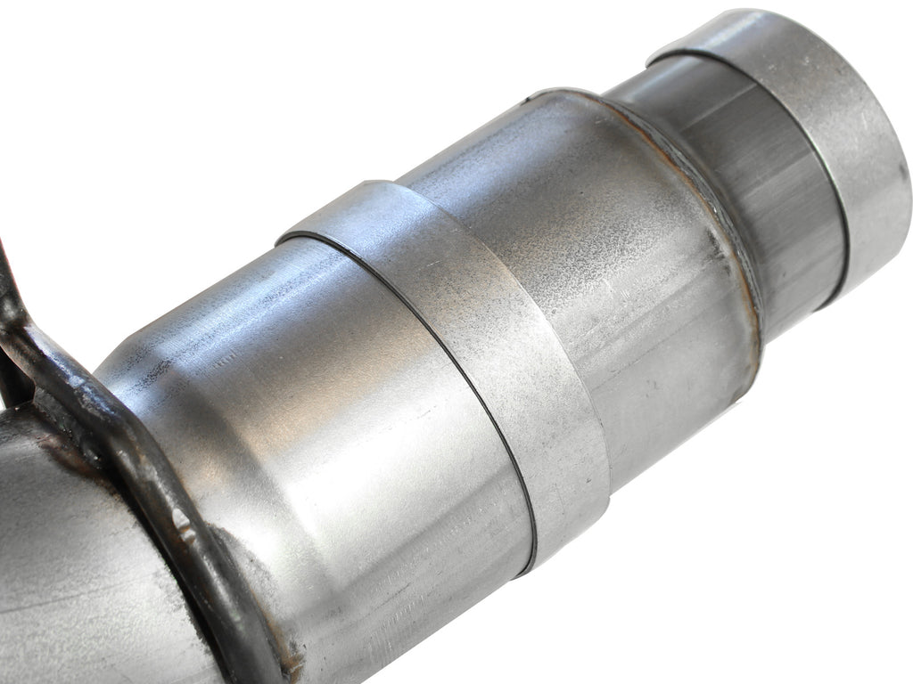 aFe Atlas Exhaust 5in DPF-Back Al Steel 11-13 GM Diesel Trucks V8-6.6L (td) LML aFe AFE49-04041
