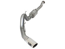 Load image into Gallery viewer, aFe Atlas Exhausts 4in Cat-Back Aluminized Steel Exhaust 2015 Ford F-150 V6 3.5L (tt) Polished Tip aFe AFE49-03069-P