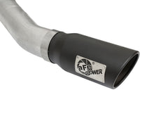 Load image into Gallery viewer, aFe Atlas Exhausts 4in Cat-Back Aluminized Steel Exhaust Sys 2015 Ford F-150 V6 3.5L (tt) Black Tip aFe AFE49-03069-B