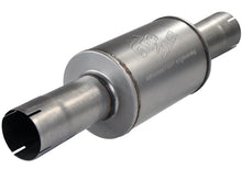 Load image into Gallery viewer, aFe Atlas Exhausts Mufflers Al Steel EXH Muffler 4 ID In/Out 8 Dia x 12L AL aFe AFE49-91014
