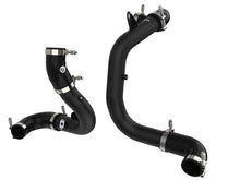Load image into Gallery viewer, aFe BladeRunner 15-20 VW GTI (MKVII) L4-2.0L (t) Aluminum Hot and Cold Charge Pipe Kit Black aFe AFE46-20414-B