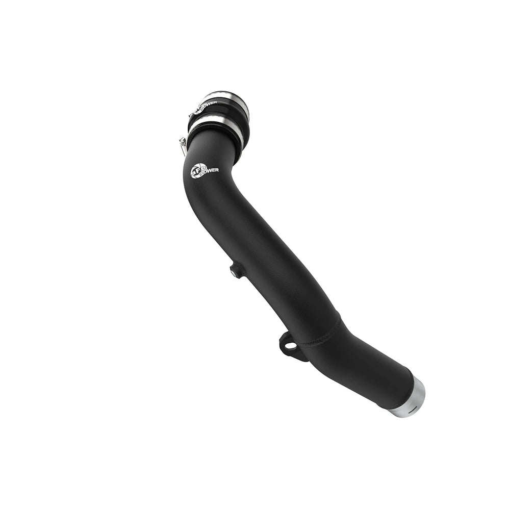 aFe BladeRunner 2-1/2 IN Aluminum Hot Charge Pipe Black 22-23 Subaru WRX H4-2.4L (t) aFe AFE46-20668-B