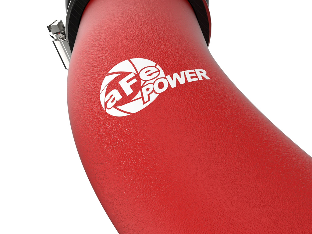 aFe BladeRunner 2-1/2 IN Aluminum Hot Charge Pipe Red 22-23 Subaru WRX H4-2.4L (t) aFe AFE46-20668-R