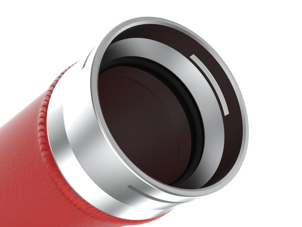 aFe BladeRunner 2-1/2 IN Aluminum Hot Charge Pipe Red 22-23 Subaru WRX H4-2.4L (t) aFe AFE46-20668-R