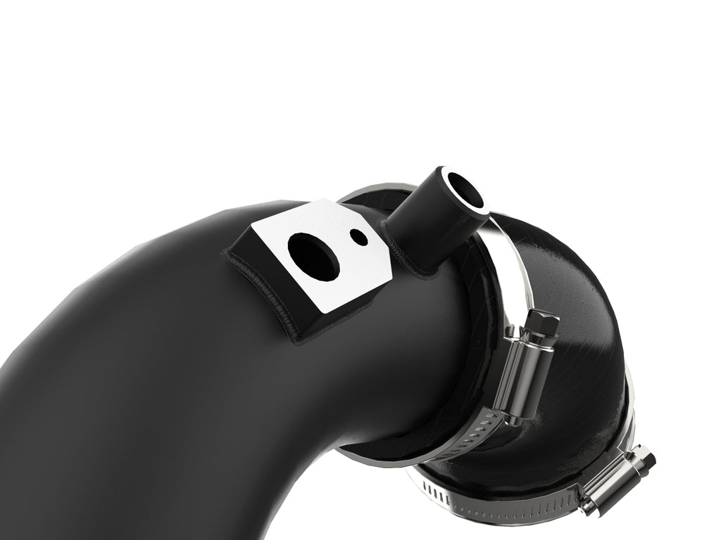 aFe BladeRunner 2 1/2in Intercooler Hot Side Charge Pipe 18-21 Jeep Wrangler JL L4-2.0L (t) - Black aFe AFE46-20468-B