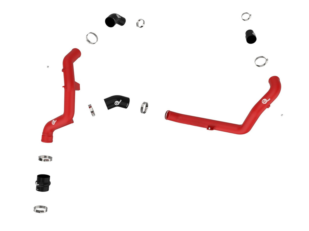 aFe BladeRunner 2 1/4in Intercooler Hot Side Charge Pipe 22-23 Ford Explorer V6-3.0L (tt) - Red aFe AFE46-20678-R