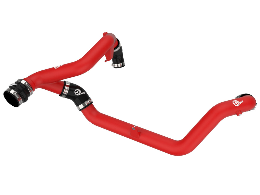 aFe BladeRunner 2 1/4in Intercooler Hot Side Charge Pipe 22-23 Ford Explorer V6-3.0L (tt) - Red aFe AFE46-20678-R